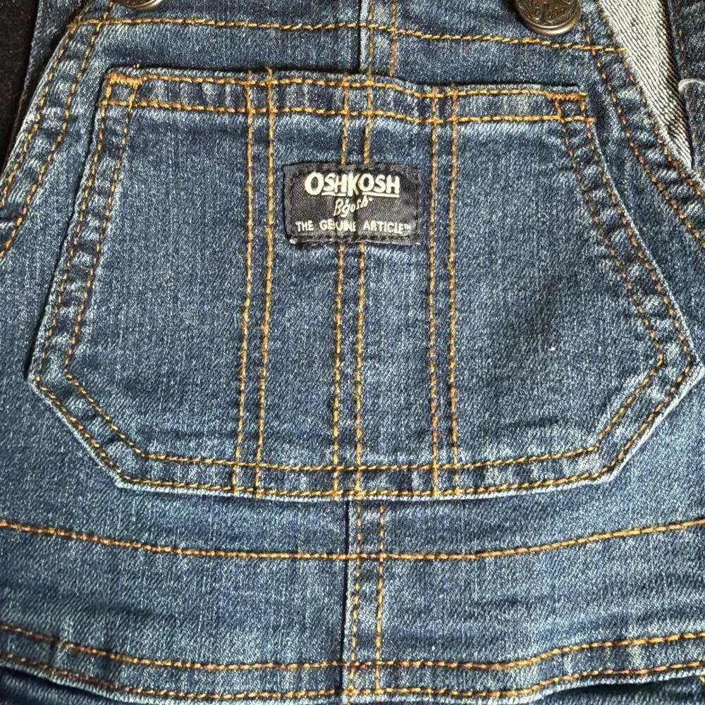 Oshkosh B'Gosh Denim Overalls Size 2T -165